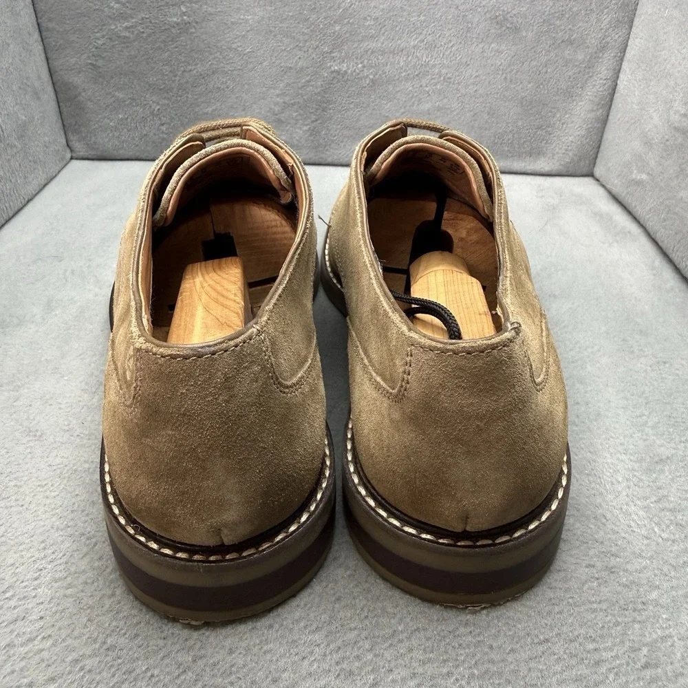 Clarks Collection Men's 10 M Olive Suede Lace Up Plain Toe Casual Shoes